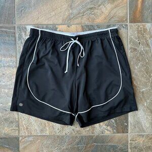 Athleta Take Two Basketball Shorts Black Running Shorts Women's Size Medium